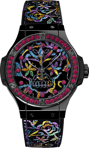 AAA Replica Hublot Big Bang Broderie Sugar Skull Ceramic Watch 343.CS.6599.NR.1213